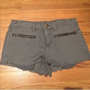 Free People denim shorts